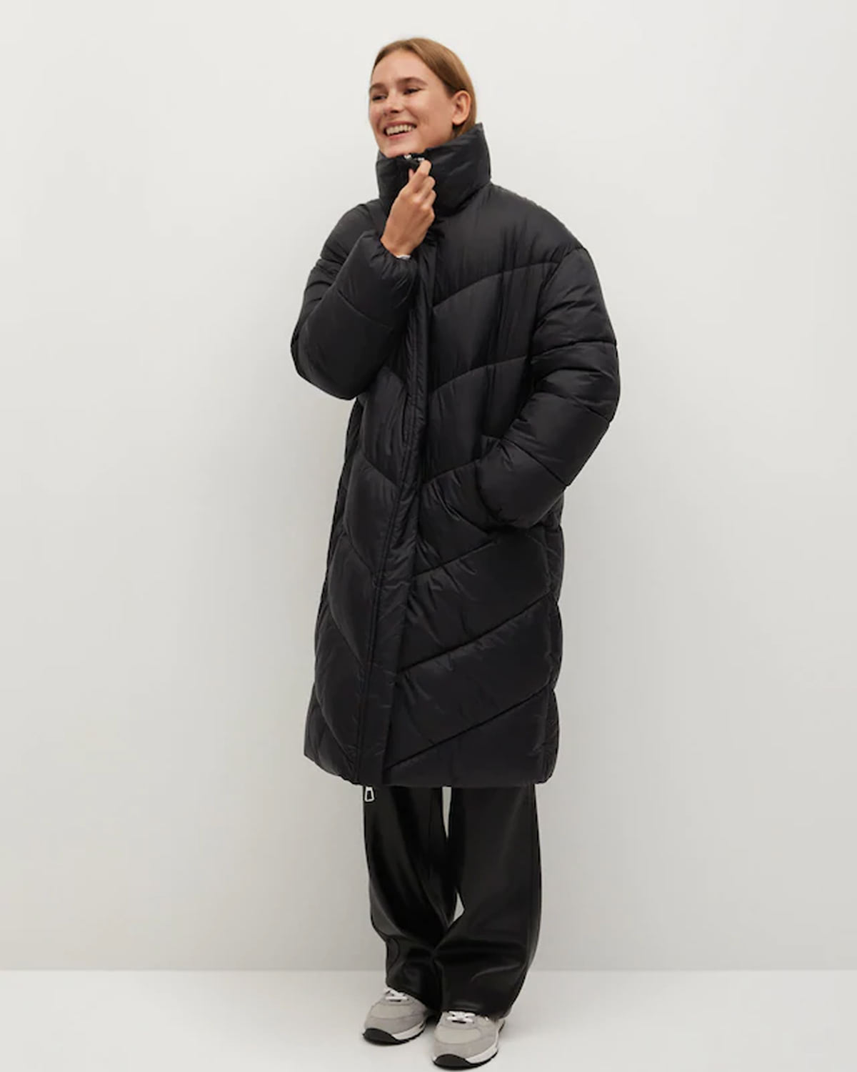 Oversize quilted coat