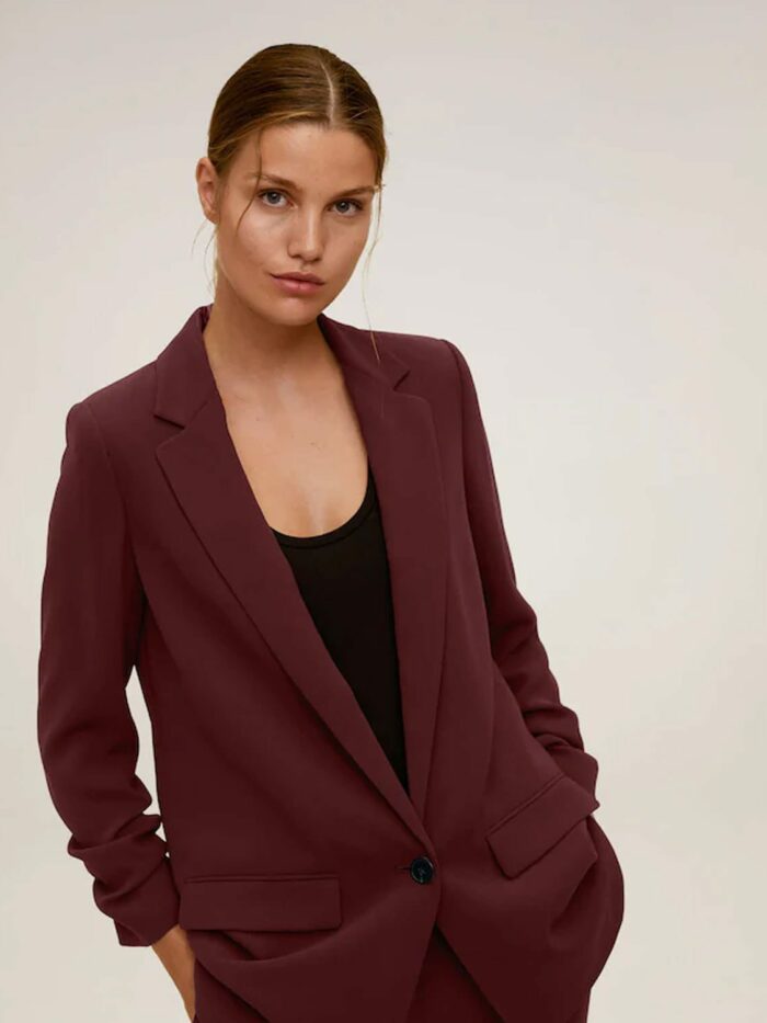 Flap pockets blazer