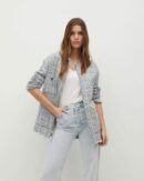 Denim bomber jacket