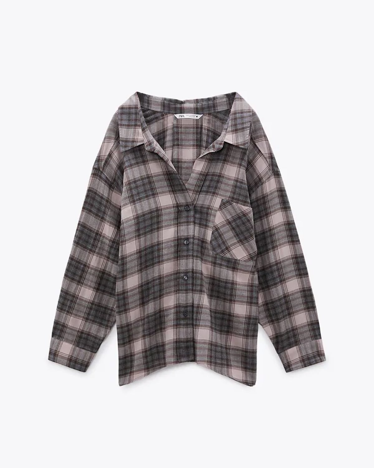 Oversized Check Shirt