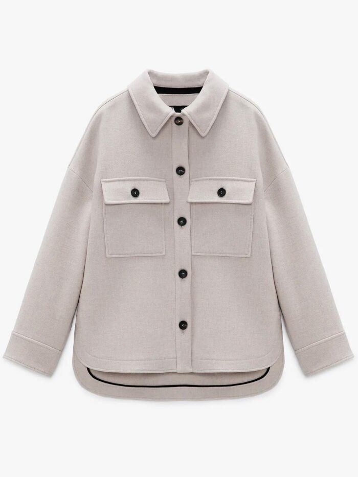 Wool Blend Overshirt