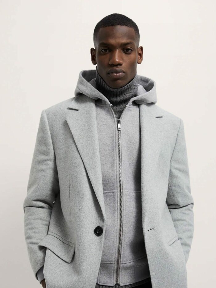 Comfort Fit Wool Blend Blazer