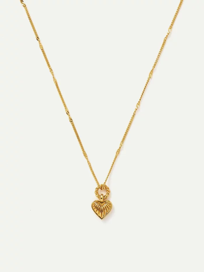 Heart Charm Pendant Necklace